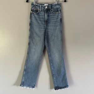 Good American Good Curve Straight Super Hi-Rise Jeans Lyocell Blend 0/25‎